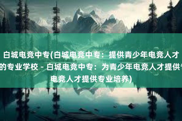 白城电竞中专(白城电竞中专：提供青少年电竞人才培养计划的专业学校 - 白城电竞中专：为青少年电竞人才提供专业培养)