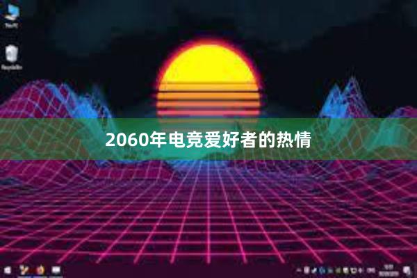 2060年电竞爱好者的热情