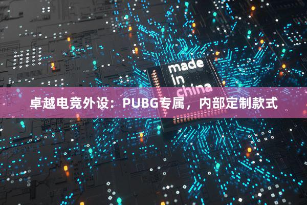 卓越电竞外设：PUBG专属，内部定制款式